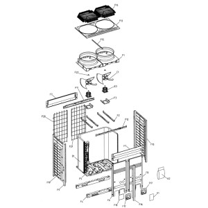 300227P FAN HOUSING upper FHB60/71FK