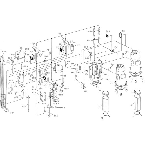 5802496 COMPRESSOR MTZ64HM4CVE